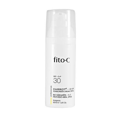 fito.C - Carrot -  C+P Sunscreen Cream, SPF30 - Bio Sárgarépa - K+F Fényvédő Krém, SPF30, 50ml