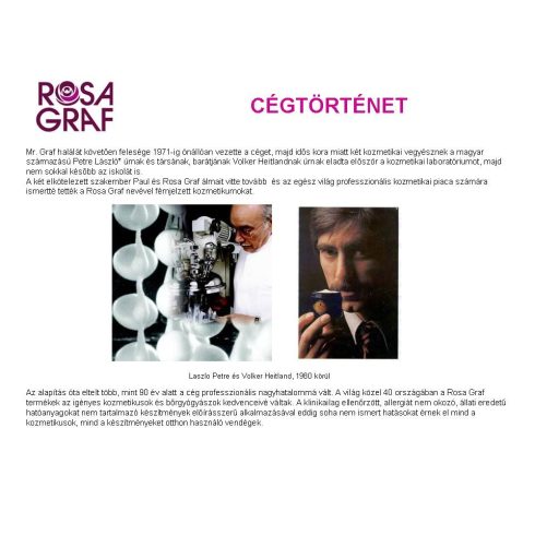 Rosa Graf - Márkatörténet