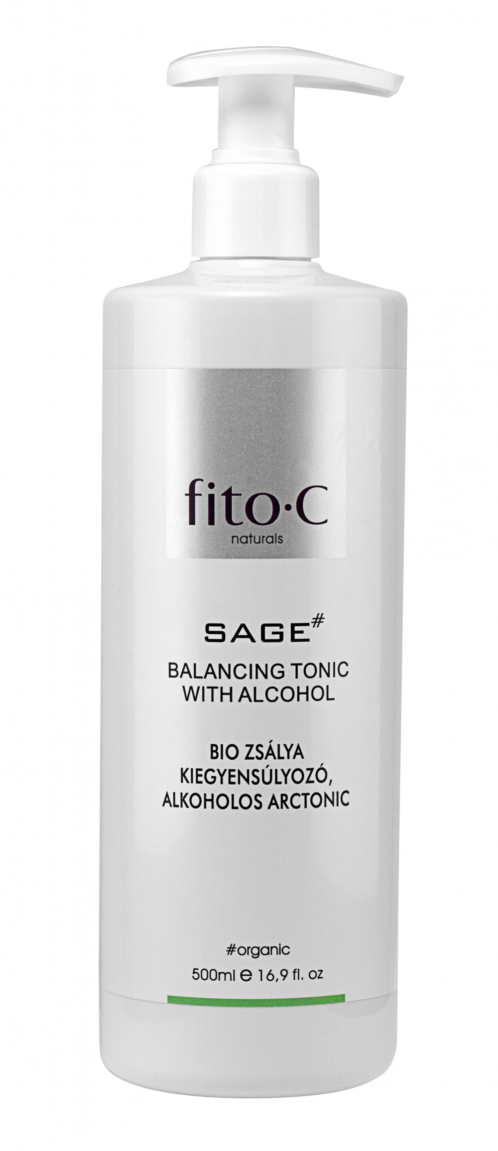 fito.C - Sage Balancing Tonic with Alcohol - Bio Zsálya Alkoholos Tonik, 500ml