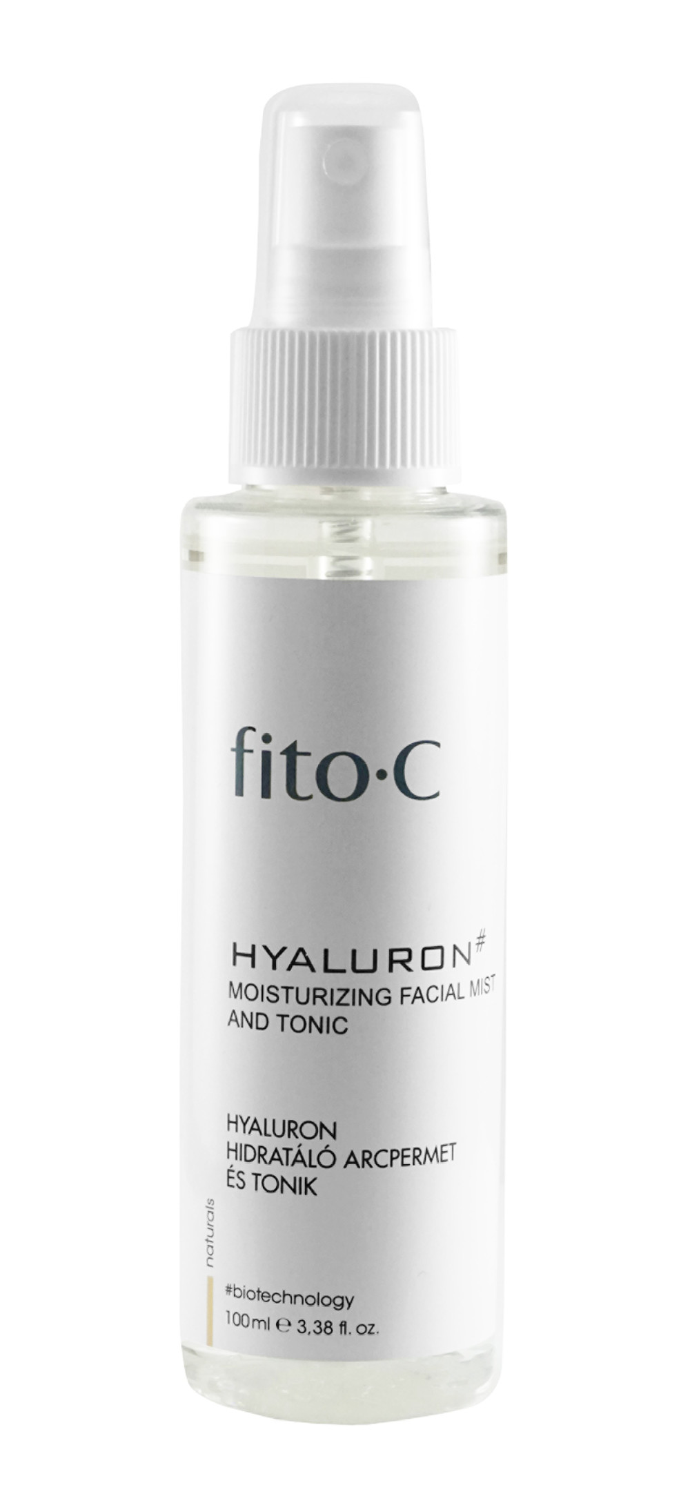 fitoC - Hyaluronic Moisturiser Mist & Tonic - Hyaluron Hidratáló Permet és Tonik, 100ml