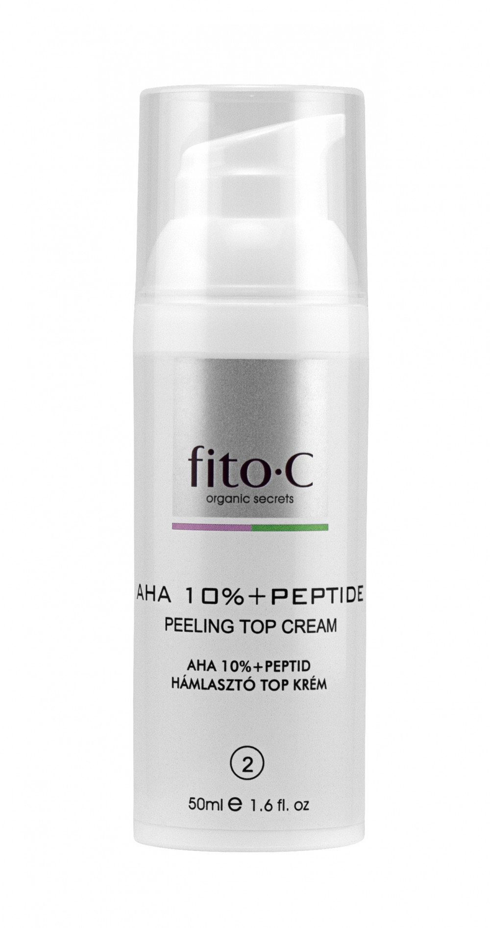 fito.C - AHA 10% + Peptide Peeling Top Cream - AHA 10% + Peptid Hámlasztó Top Krém, 50ml