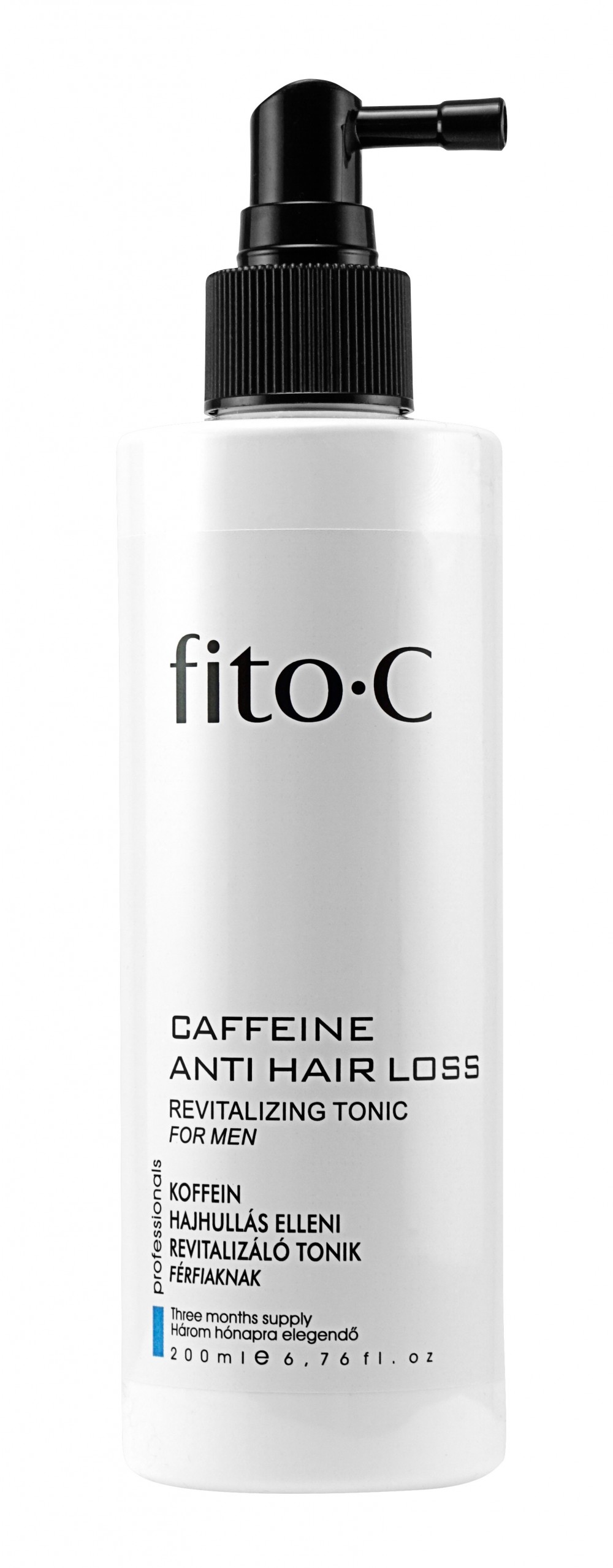 fito.C - Caffeine Anti Hair Loss Revitalizing Tonic for Men - Koffein Hajhullás Elleni Revitalizáló Tonik Férfiaknak, 200ml